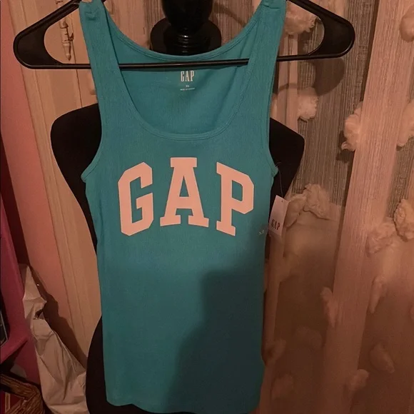GAP Women's Blue Tank Top - Picture 1 of 3